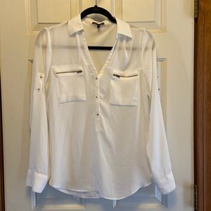 Express blouse with gold accents size small
